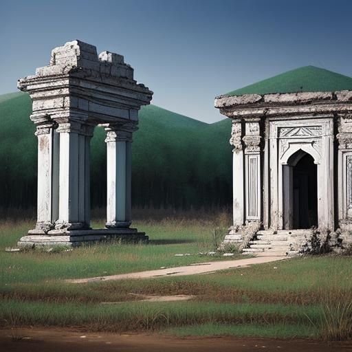 Abandoned Temple: Serebriakova Meets Warhol