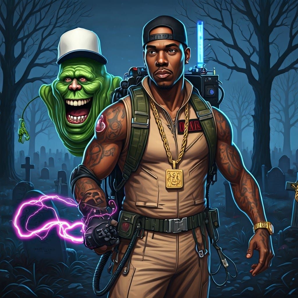 GhostBusta Rhymes and the Real Slime Shady