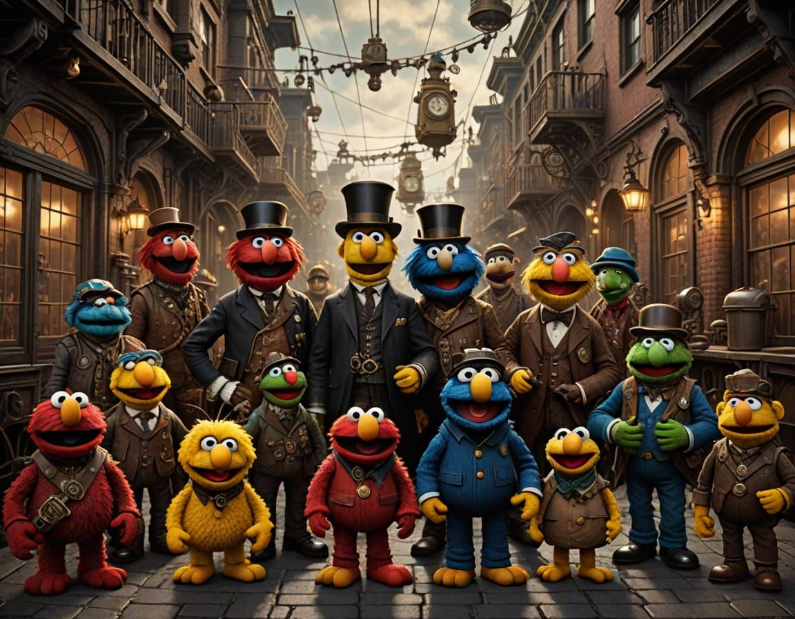 Steampunk Sesame Street: A Cinematic Masterpiece