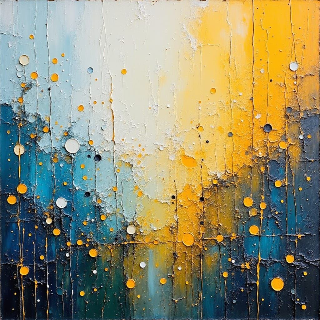 Thick Impasto Painting with Divine Oil Brushstrokes