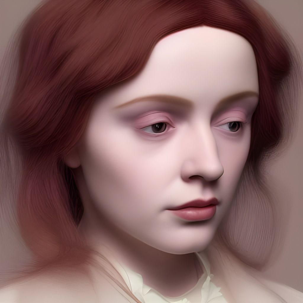 Living Doll in Pre-Raphaelite Style