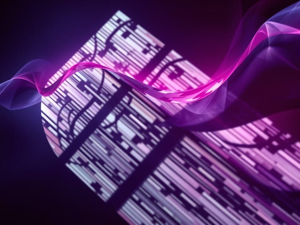 Surreal Abstract Shadows in Vibrant Colors