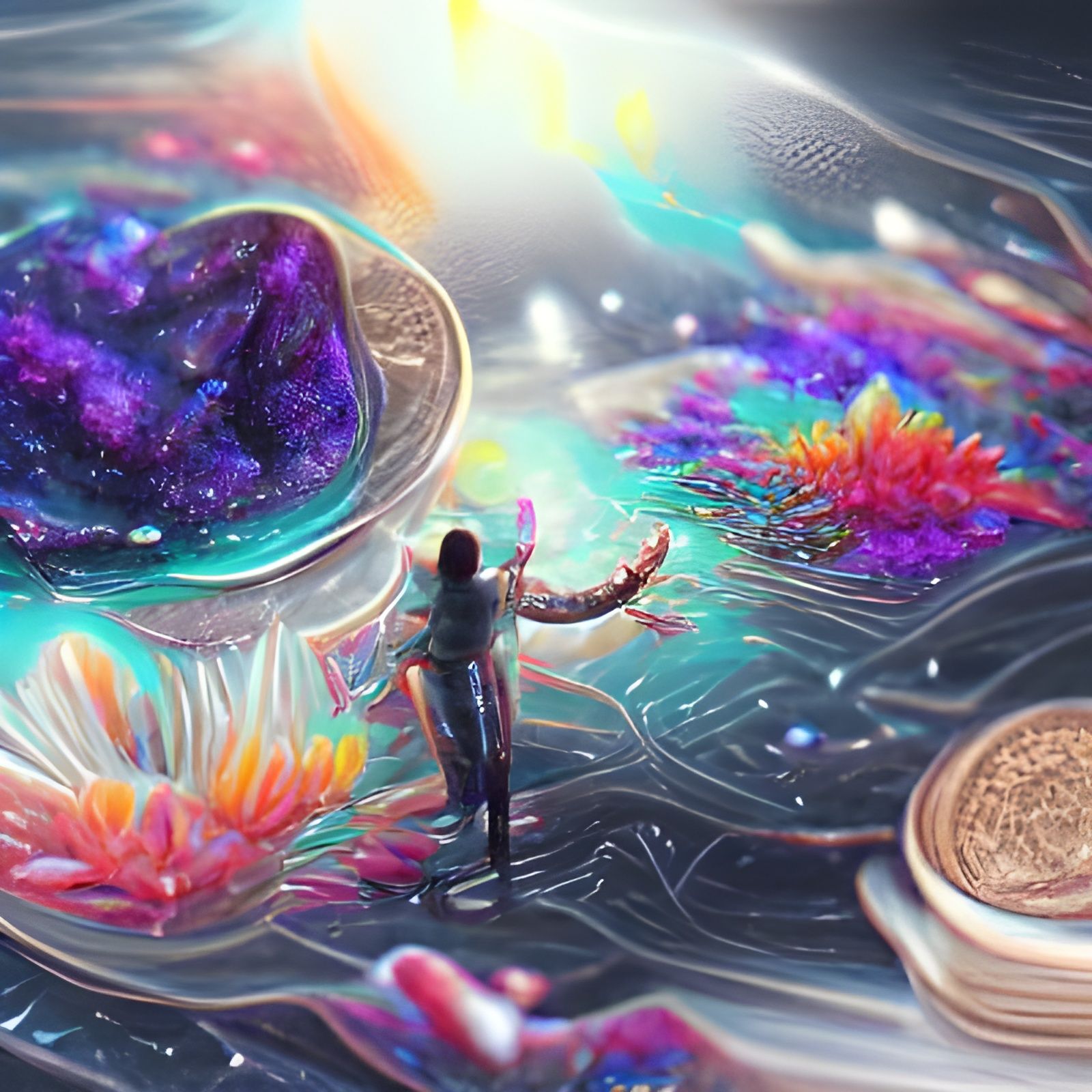 Holographic Cosmic Illustration: Finding Purpose