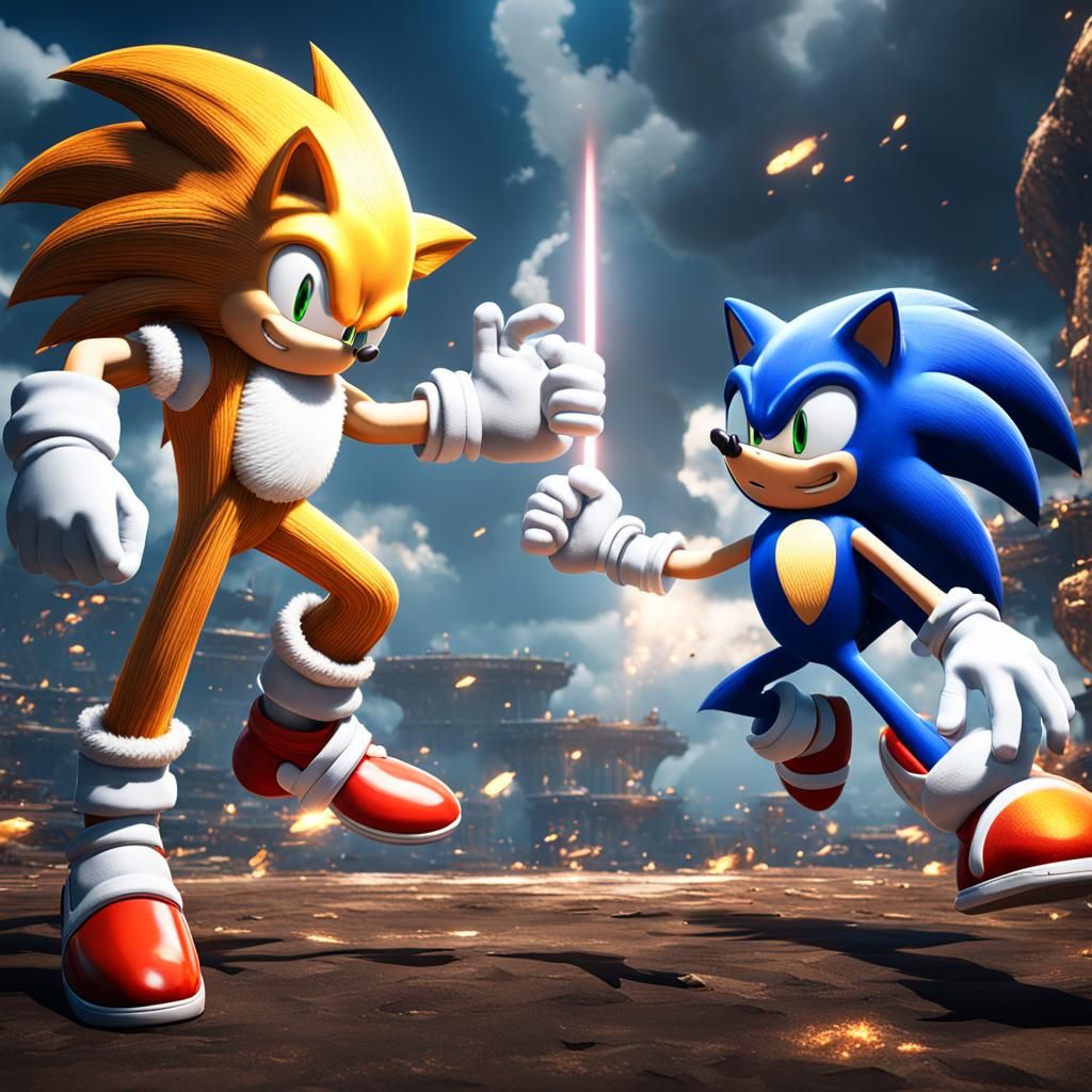 Epic Battle: Sonic vs Goku in 3D