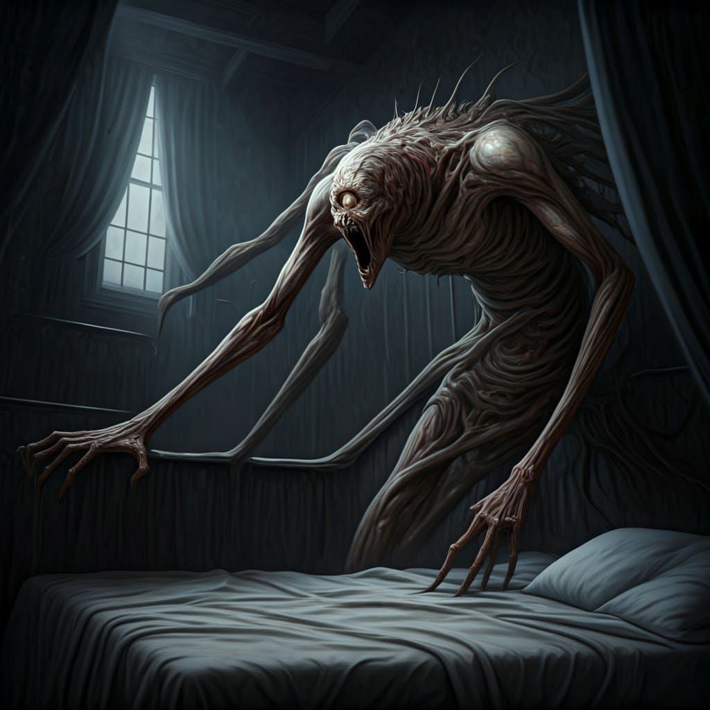 Terrifying One-Eyed Demon Emerges from Shadows