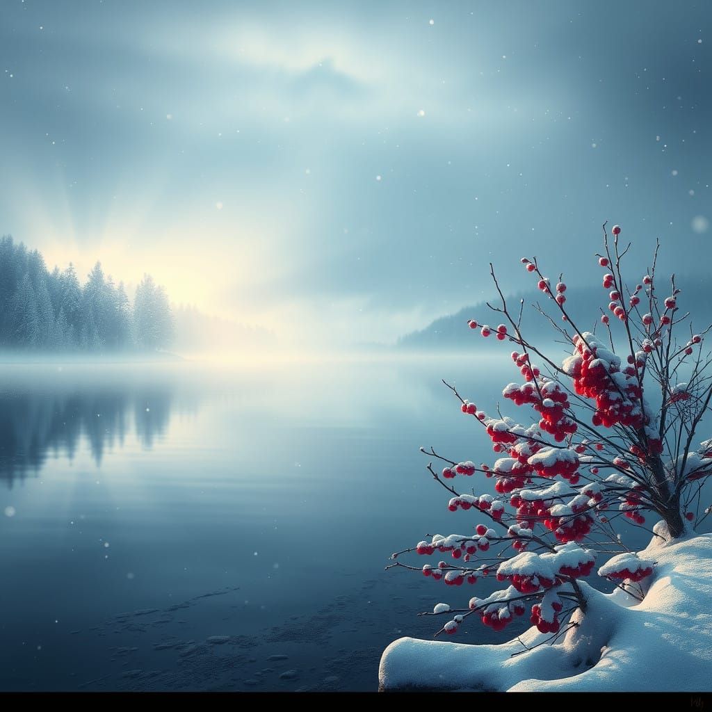 Winter Wonderland in Vibrant Color