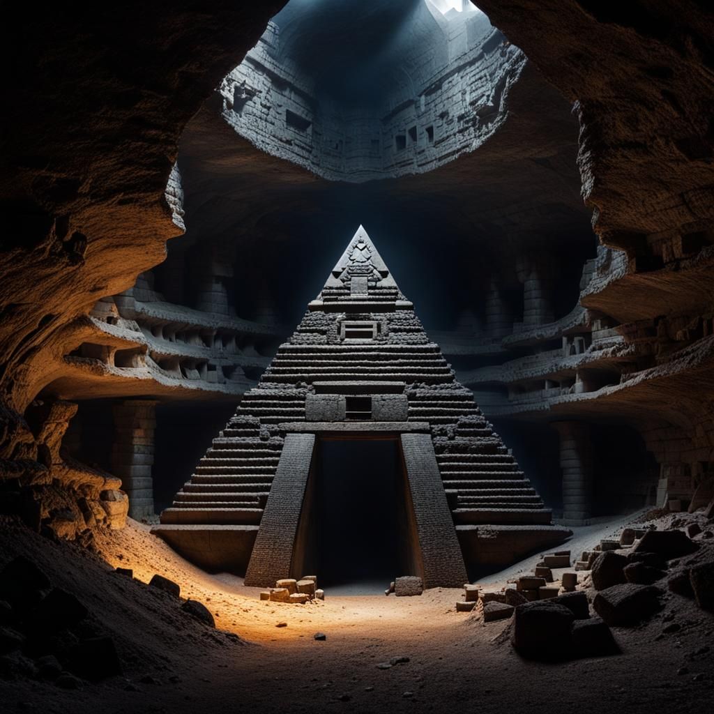 Underground Medieval Pyramid City