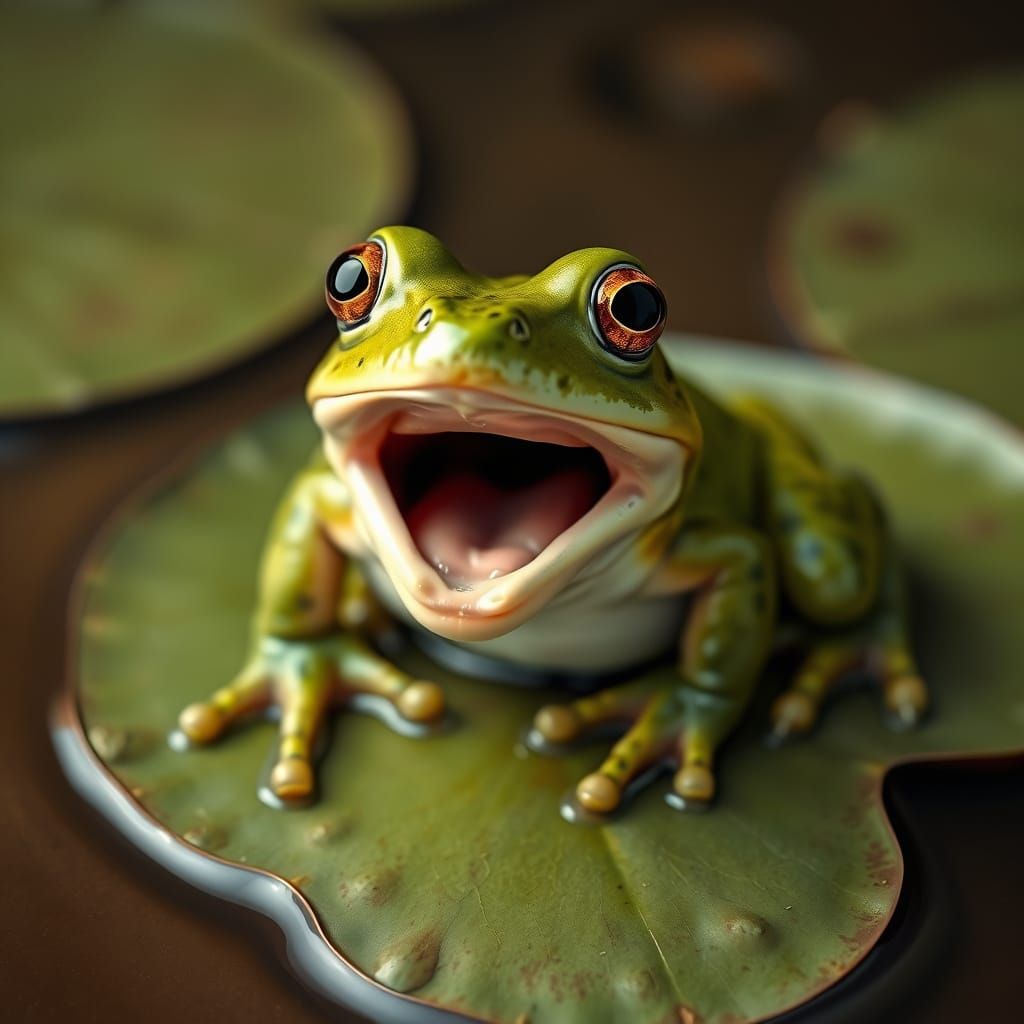 Surprised Frog