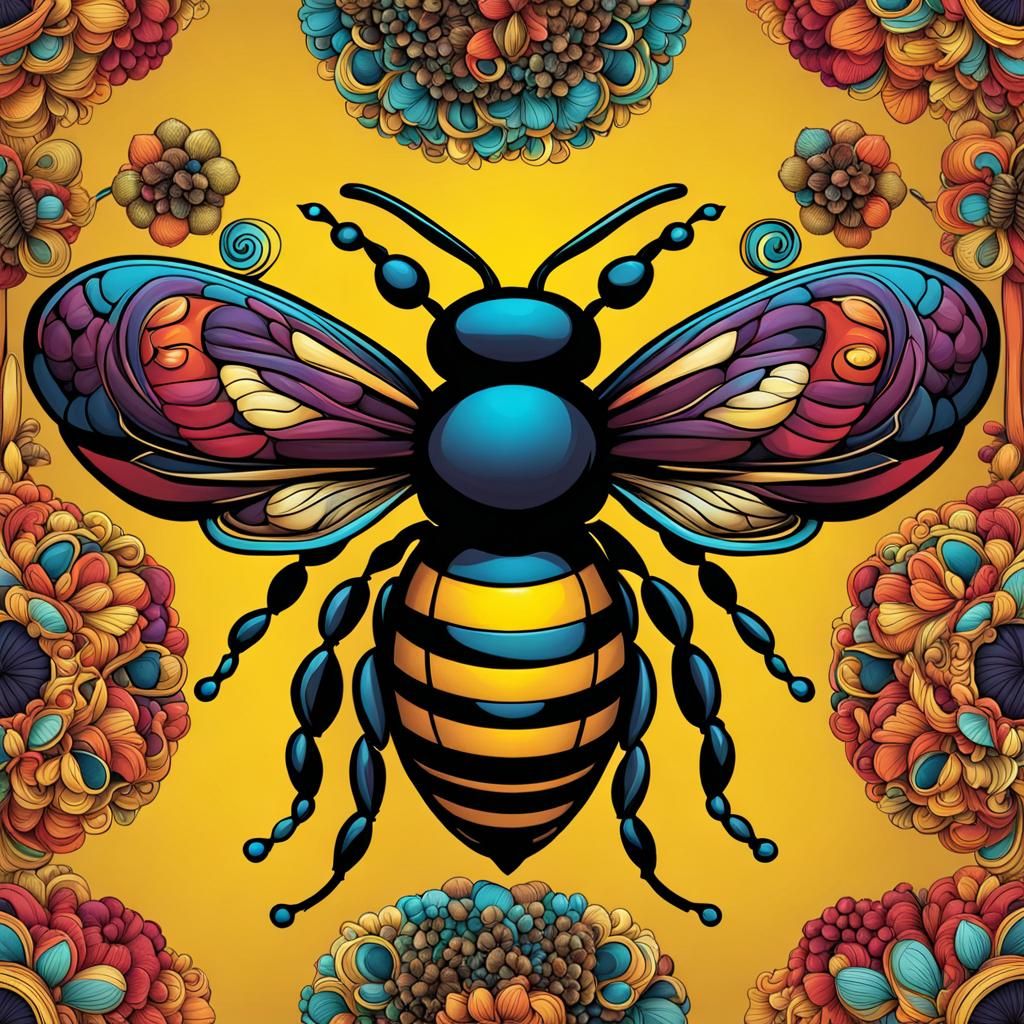 Balloon Bee: Fantastical Concept Art