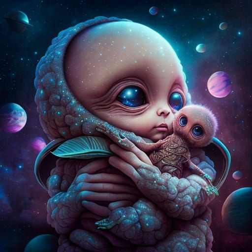 Alien baby.