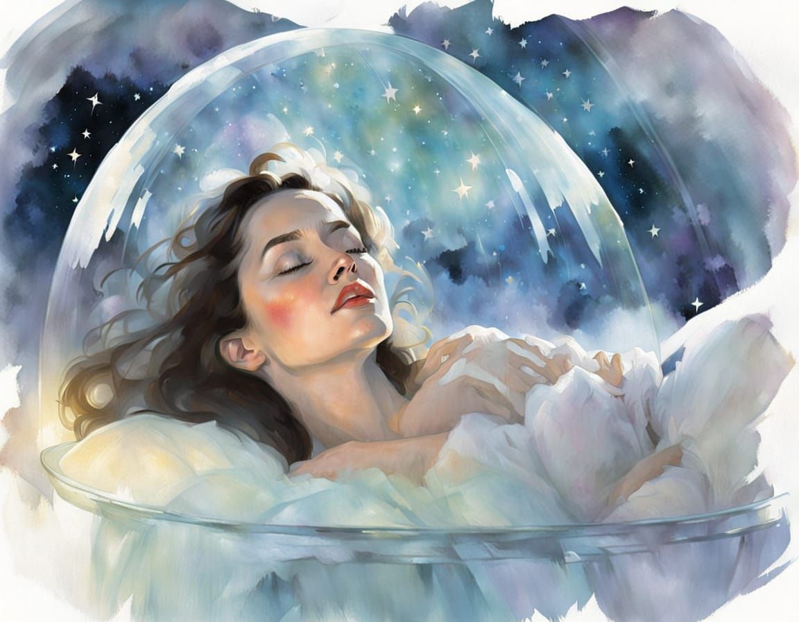 Dreaming Under Arctic Stars in a Glass Dome