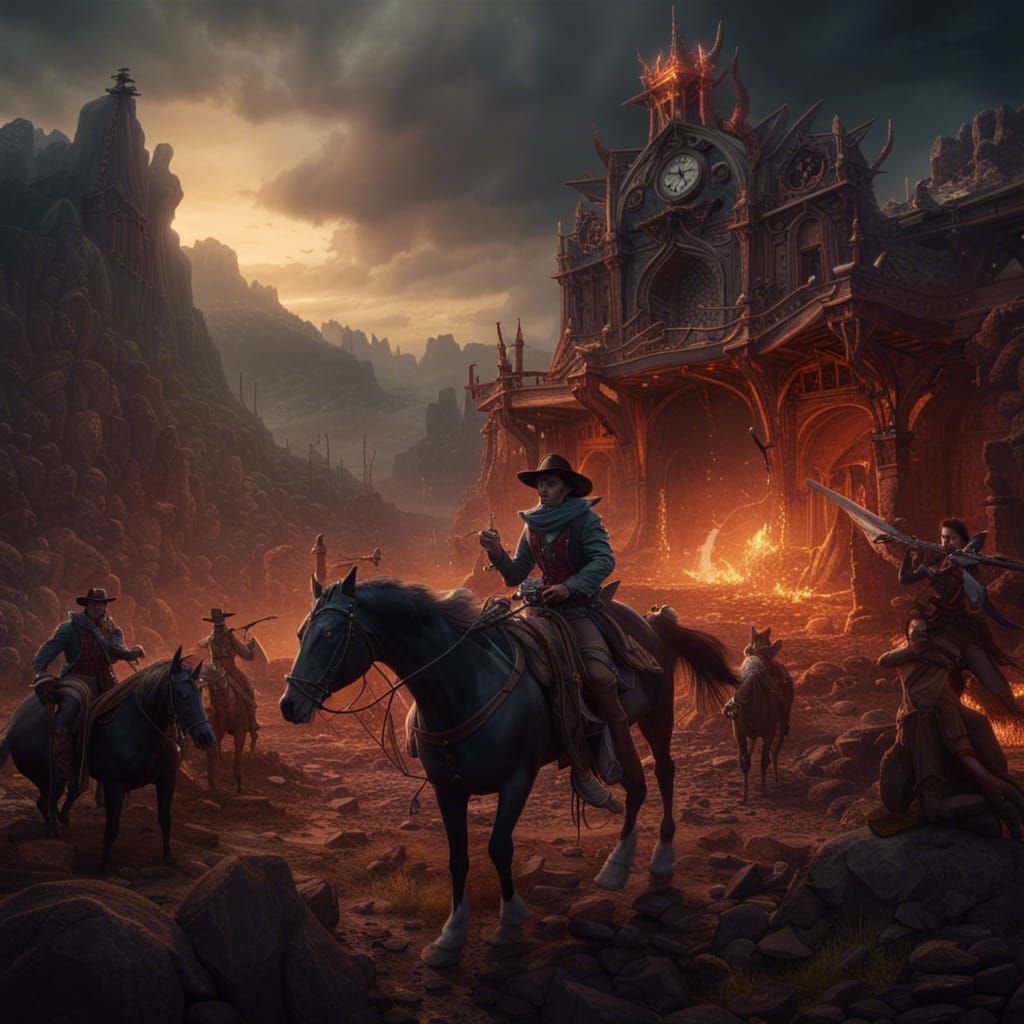 Cowboys vs. Lucifer in Epic Western Fantasy