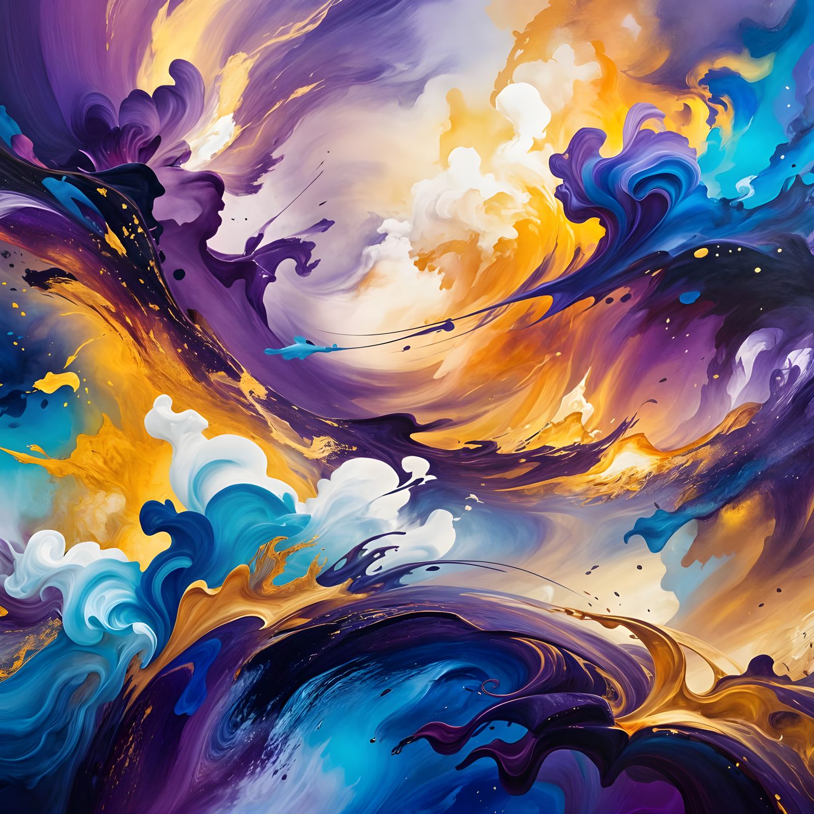 Eternal Feeling in Vibrant Colorful Space