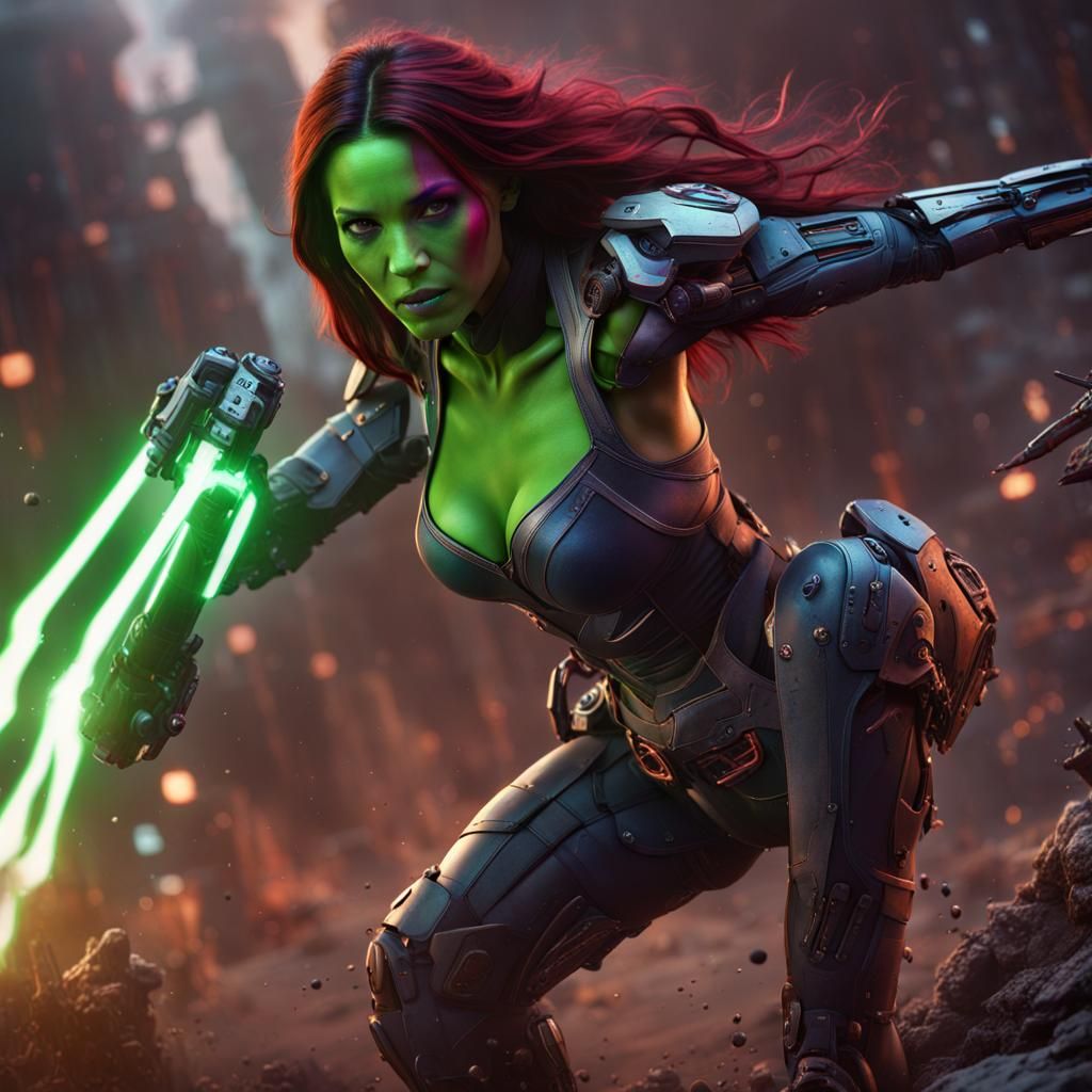 Gamora, Guardian of the Galaxy!