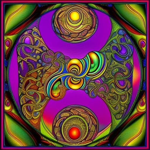 Pandora's Box: Zentangle Patterns and Escaping Troubles