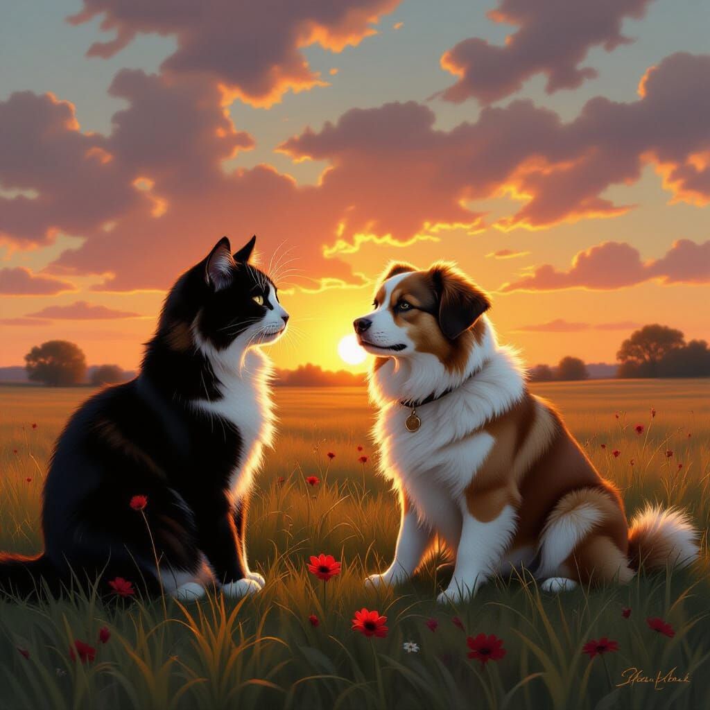 Cat Sacrifices for Dog, Ending a War