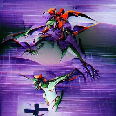 Evangelion Unit 01 AI Image