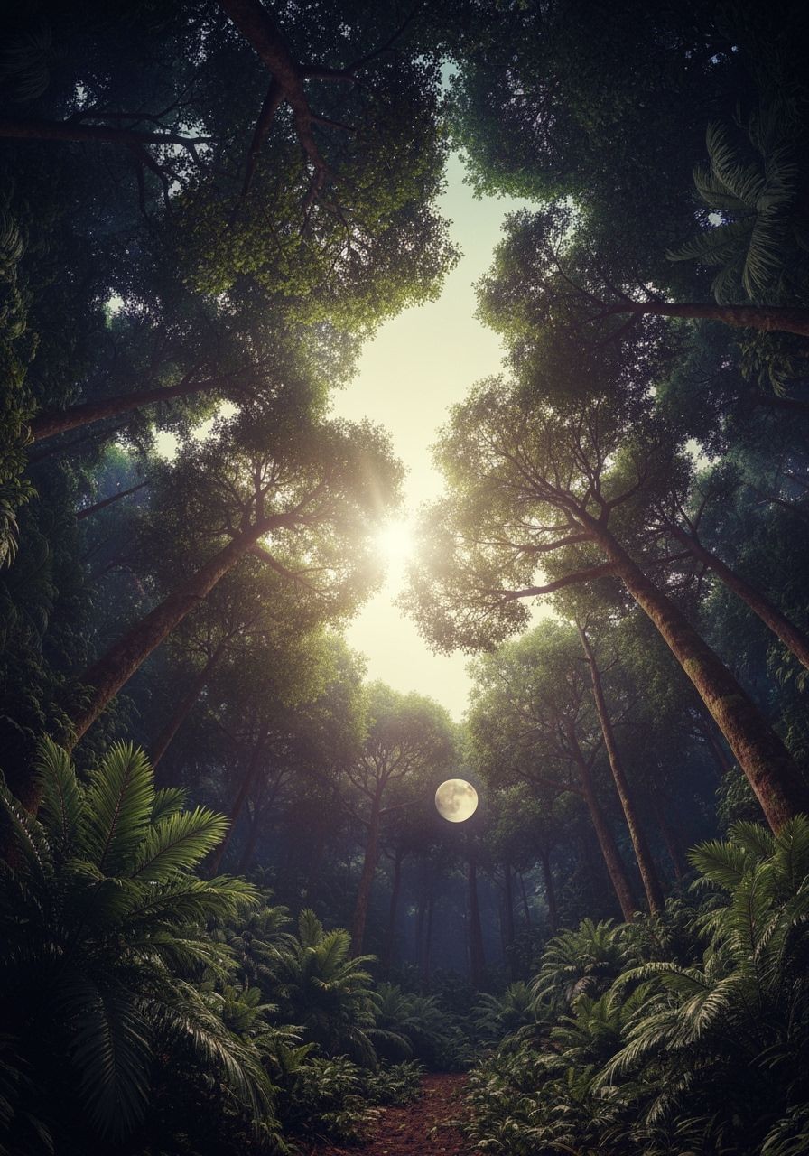 Jungle Eclipse with Sci-Fi Mech Details