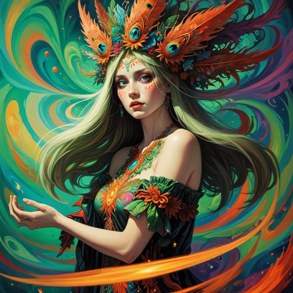 Vivid Dreamscapes in a Cyberpunk Aesthetic