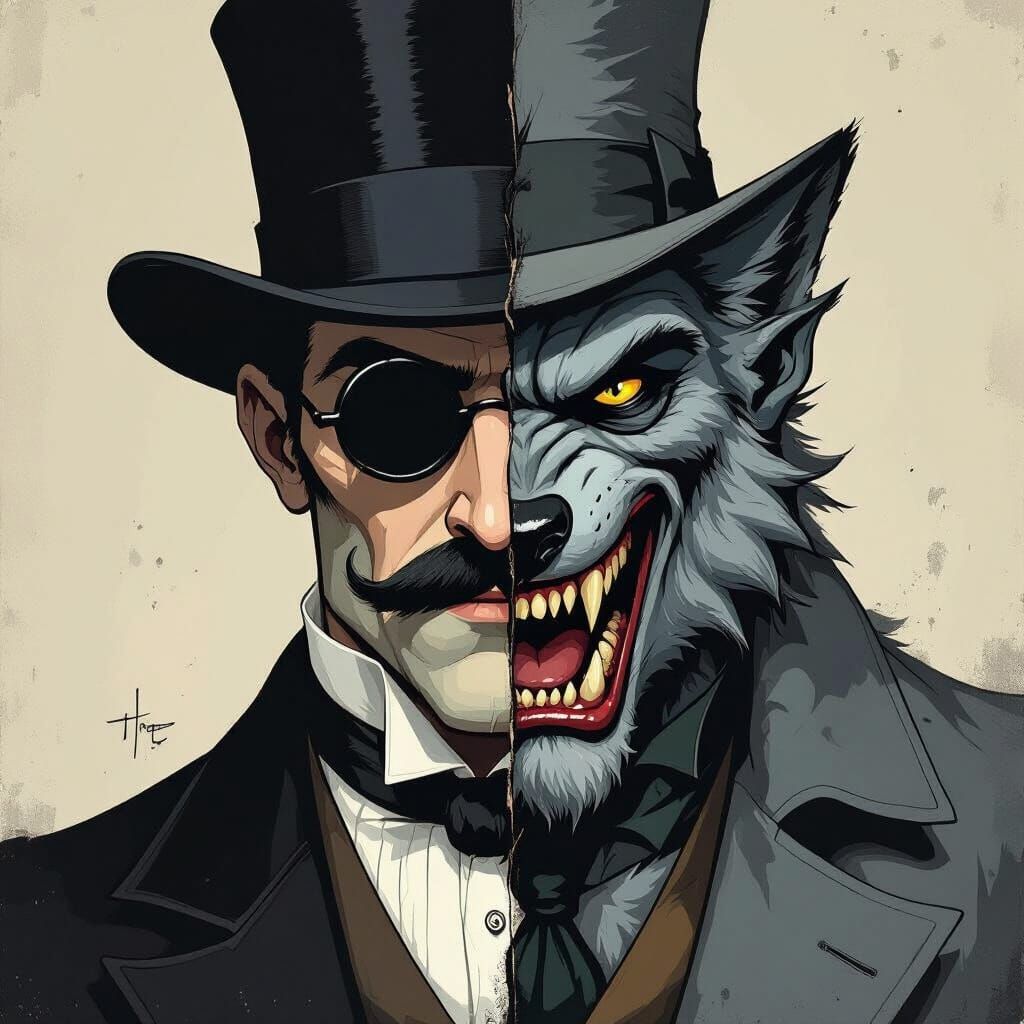Dr. Jekyll and Mr. Hyde: A Duality in Graphic Novel Style