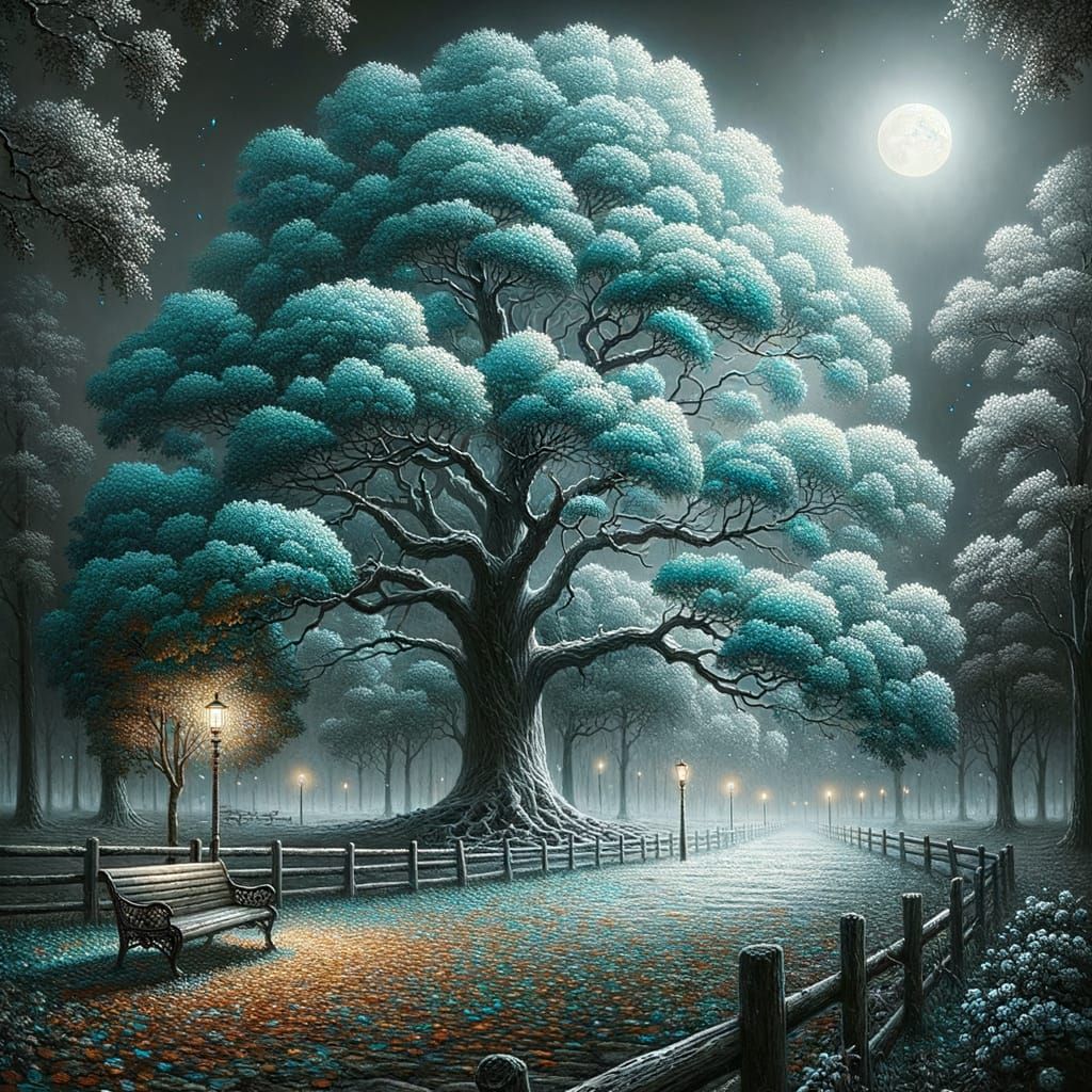 Turquoise: Falling Leaves