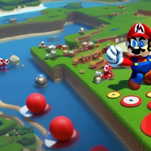 Mario City: 3D Game Environment in Unreal Engine
