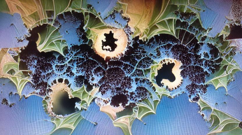 Mandelbrot Fractal in Bernie Wrightson Style