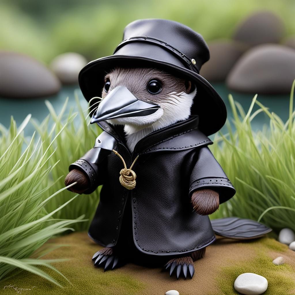 baby otter plague doctor