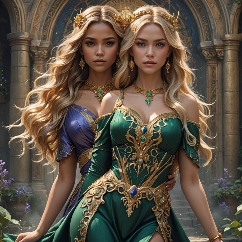 Goddesses in Detailed Fantasy Concept Art