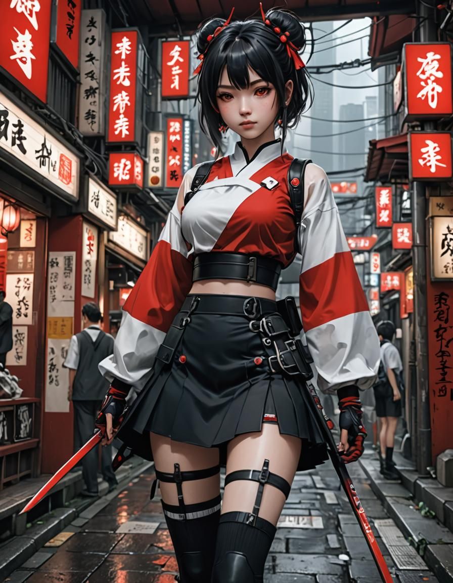 beautiful japan gothi female