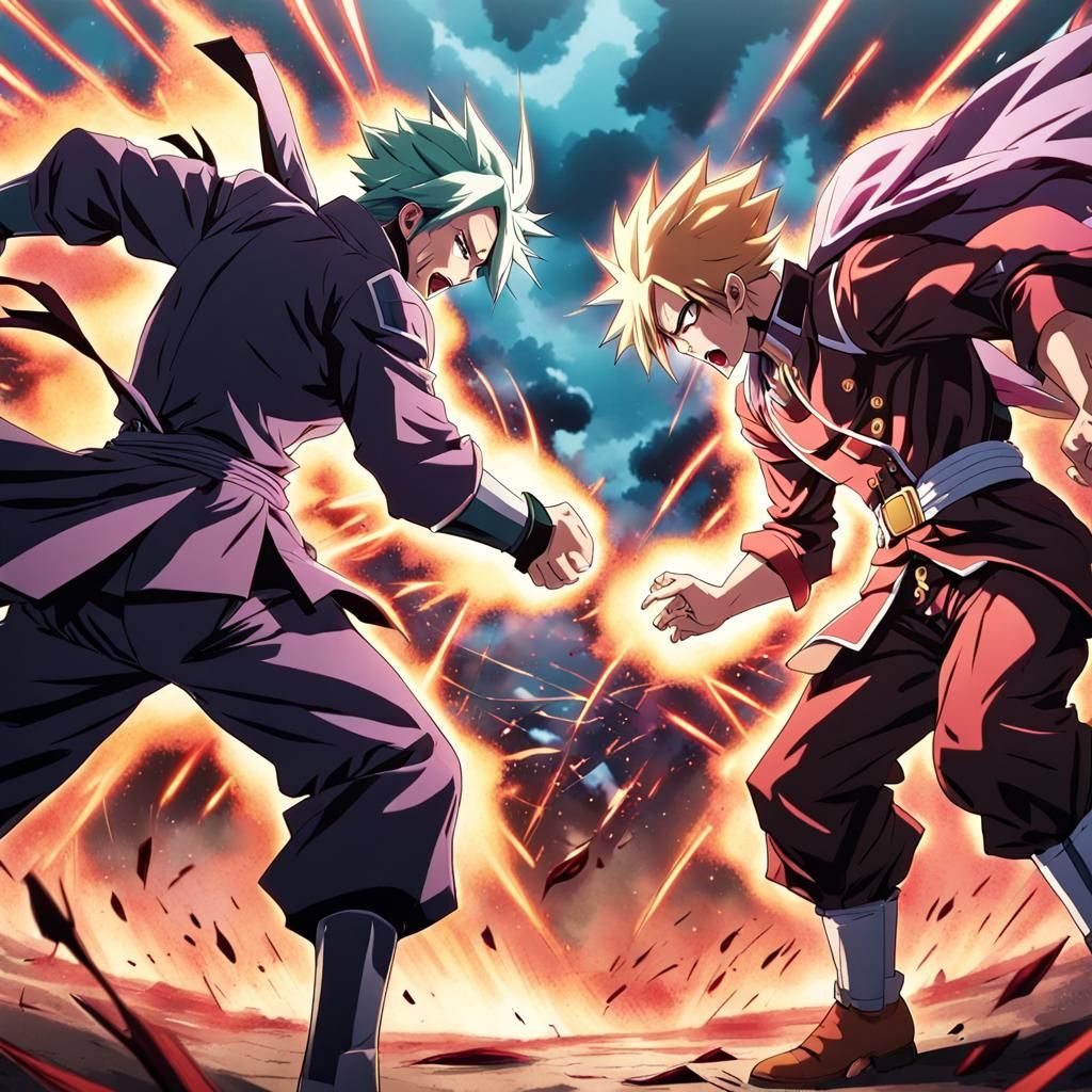 Anime Villain Showdown: High-Stakes Action