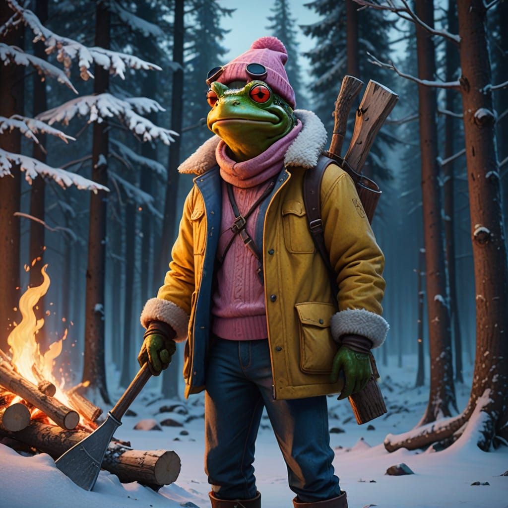The Lumberjack Frog ✨️