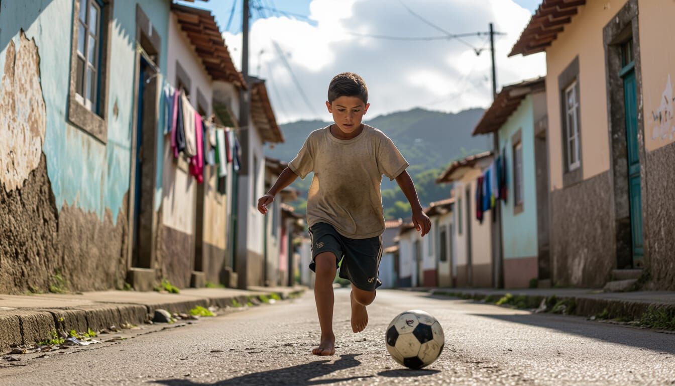 Young Ronaldo's Determination: A Cinematic Portrayal