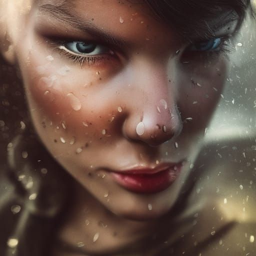 Hyperrealistic Portrait with Intricate Details in HDR