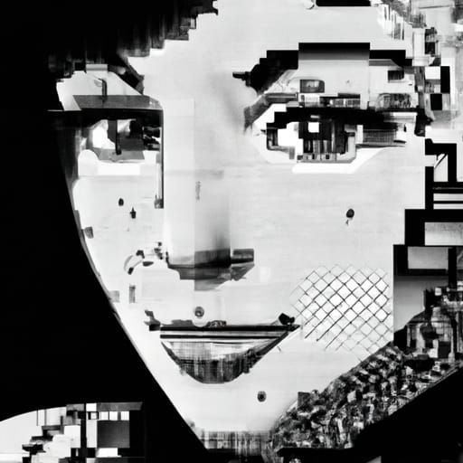 Cyberpunk Anime Woman Portrait in 8-bit Pixel Art