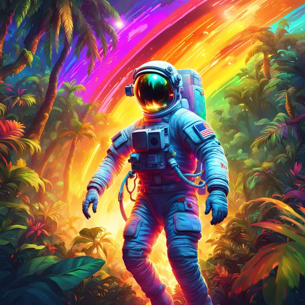 Jungle astronaut
