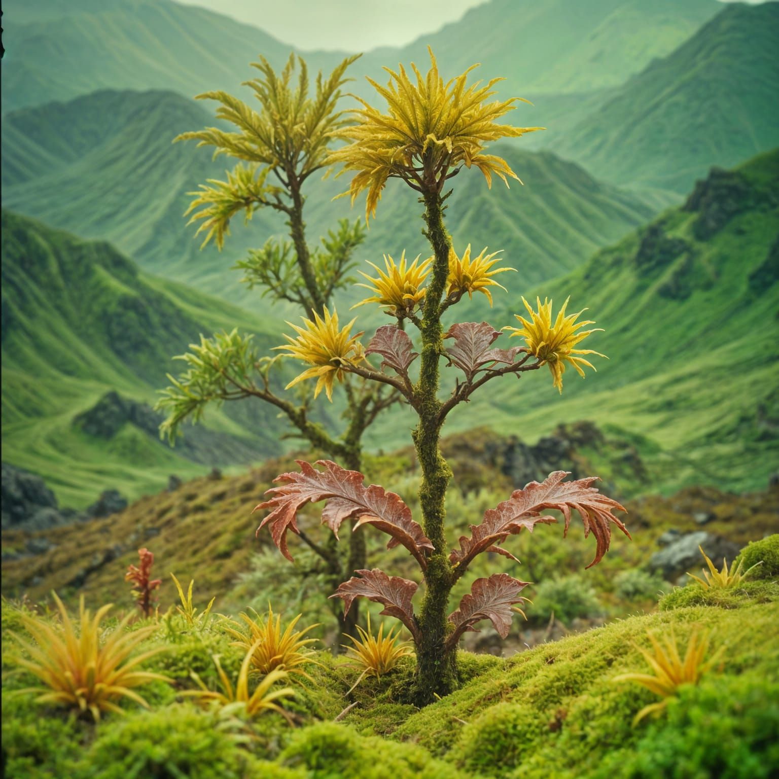 Plumimergum Hergolis (female and male)