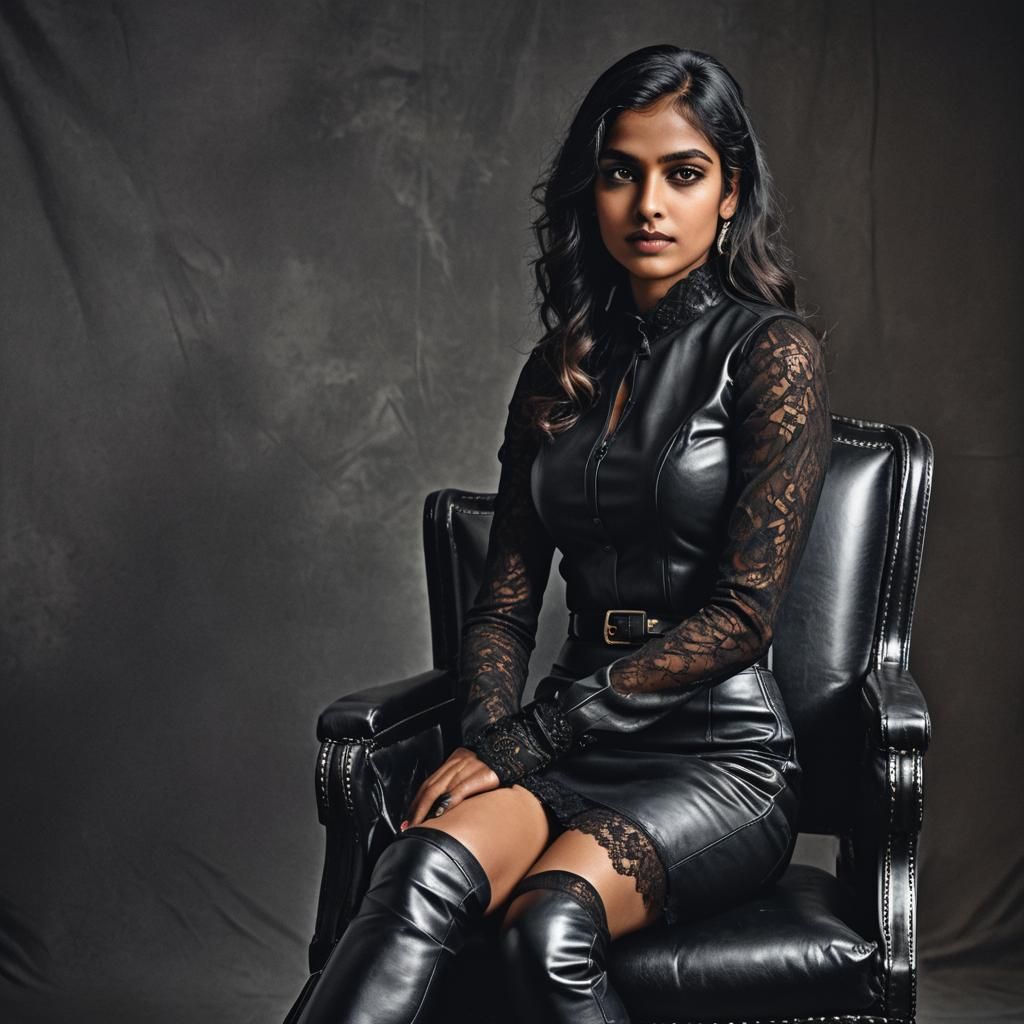 High Fashion Portrait in Vogue Style