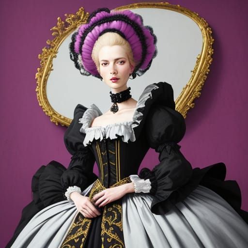 Marie Antoinette Reimagined in Avant-Garde Fashion