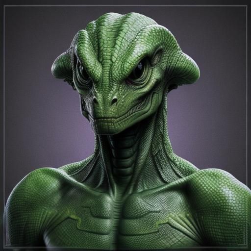 Reptilian Alien Being