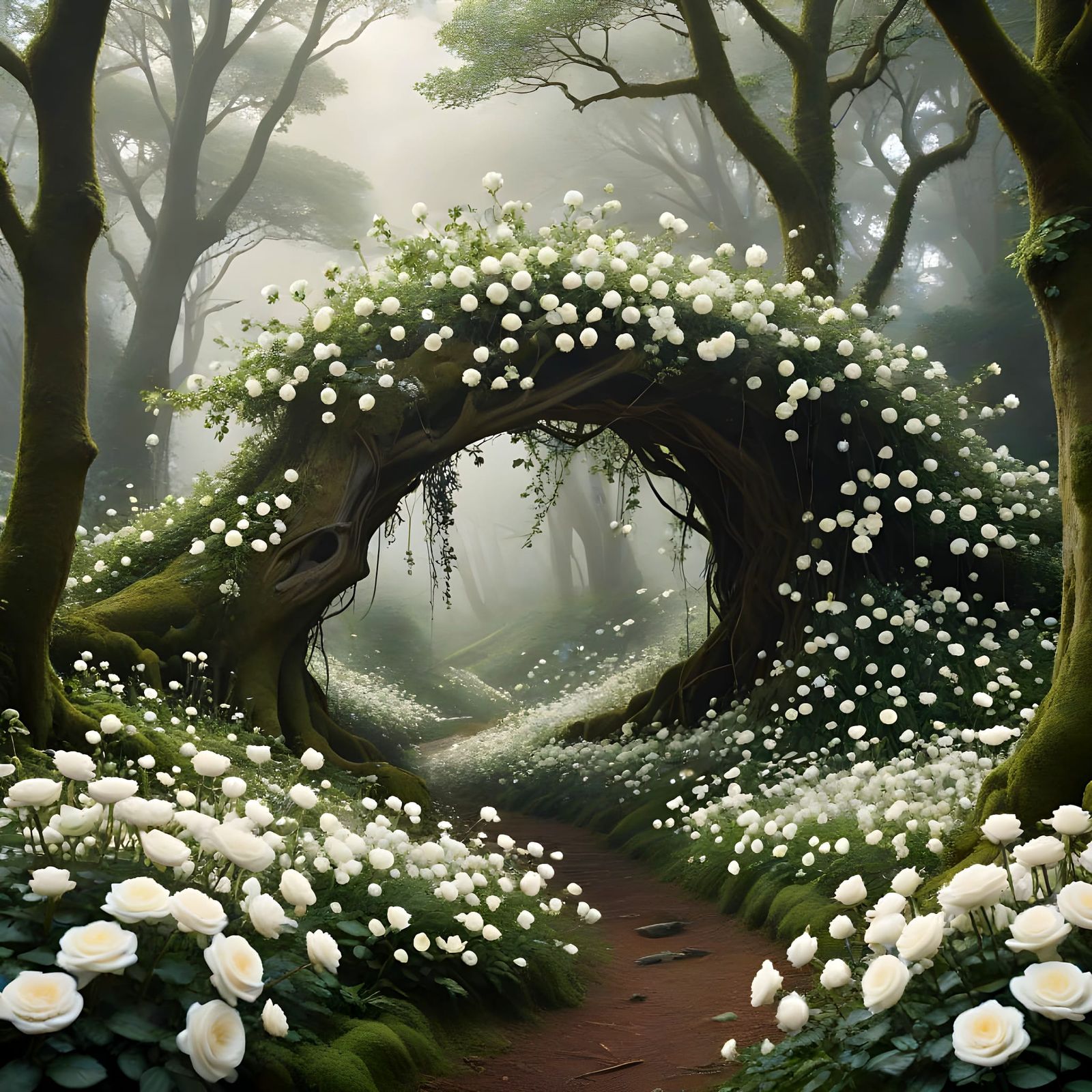 Whispers in the Misty Rose Forest