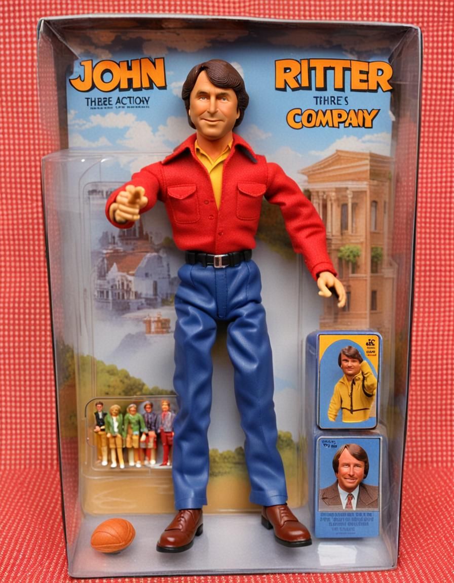 John Ritter Action Figure from Three's Company