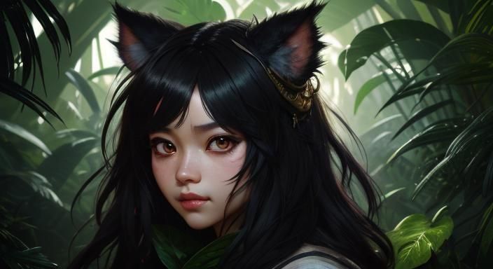 Person with Black Hair