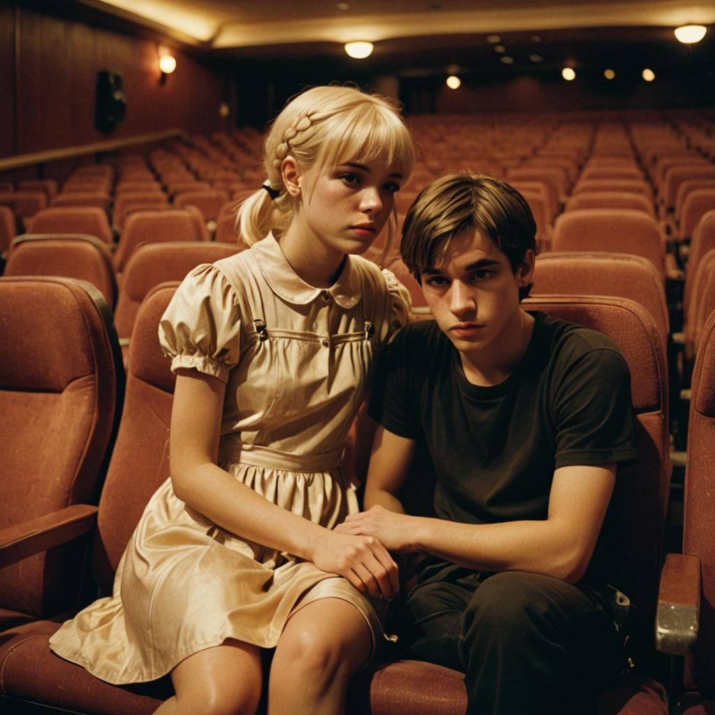 Ethereal Cinema Moment Captured in Warm, Golden Light