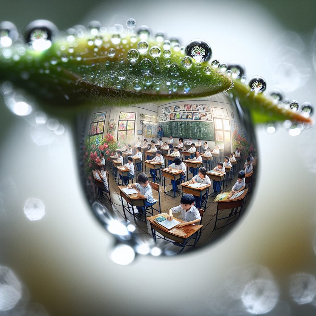 Classroom in Dewdrop: A Microcosm of Learning