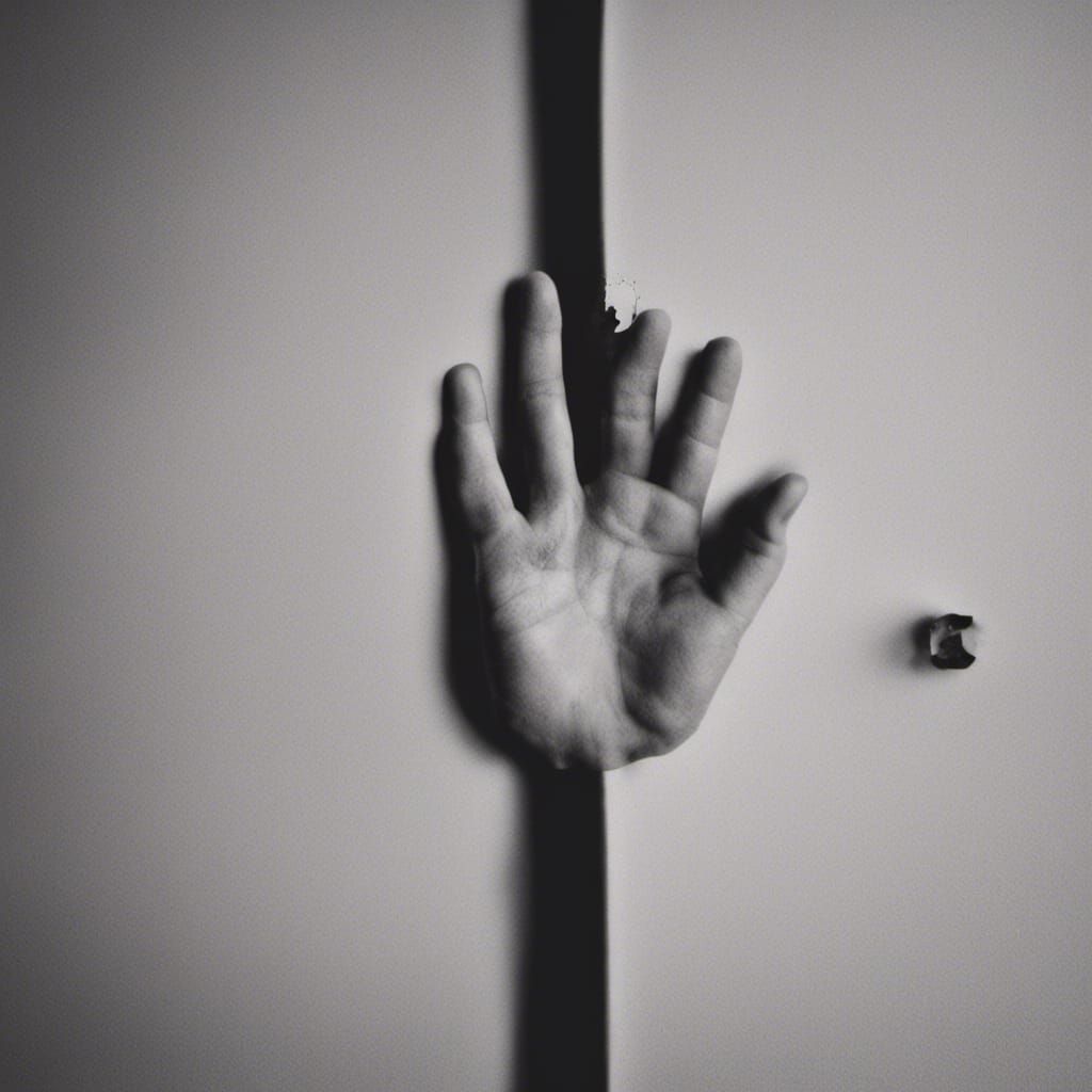 Hand-Shaped Hole in Soul: An Abstract Concept