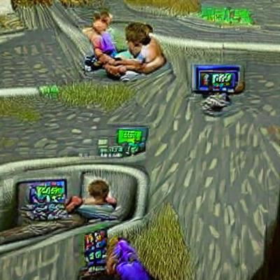 Retro 90s Gaming Nostalgia