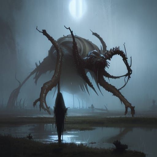 Alien Countryside: Hyperdetailed Fantasy Landscape in 4K