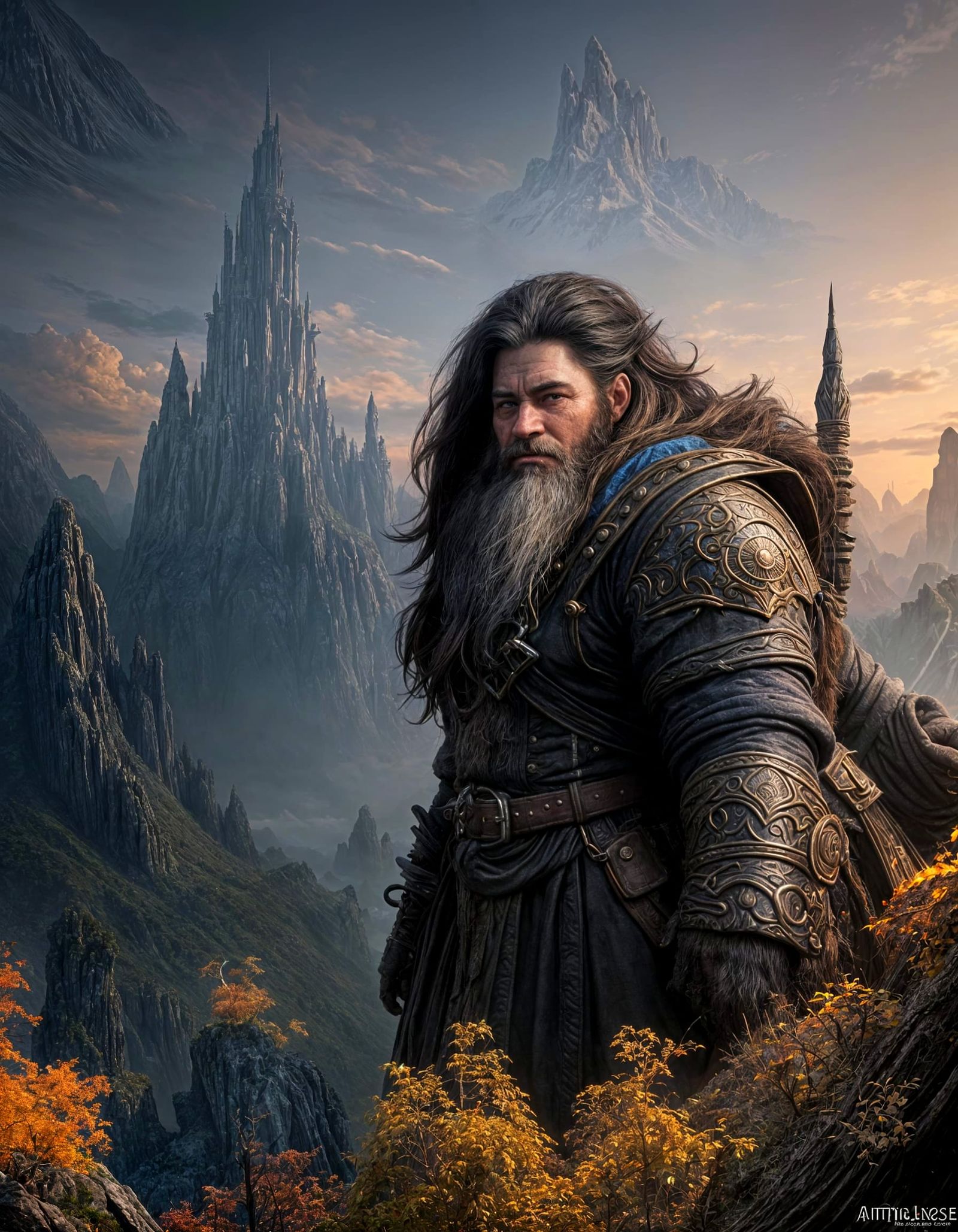 Epic Fantasy Dwarf Rogue Masterpiece