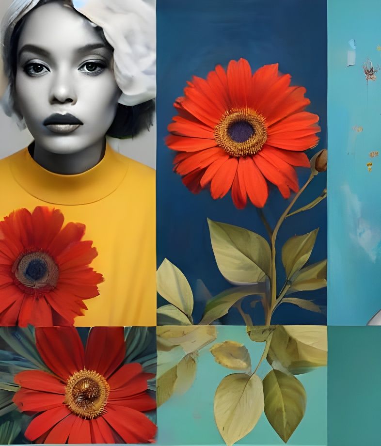 Eclectic Artistic Portraits: A Mood Board